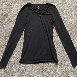 Black Hollister Long Sleeve Shirt